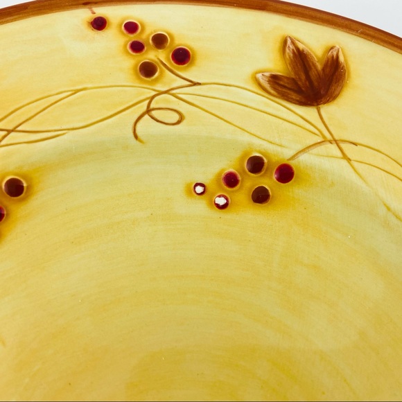 Fitz and Floyd Del Vino Grapevine Salad Plate - Picture 3 of 7